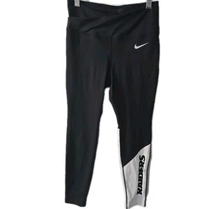 Nike Dri-FIT NFL Las Vegas Raiders Women's 7/8 Leggings Size Small‎